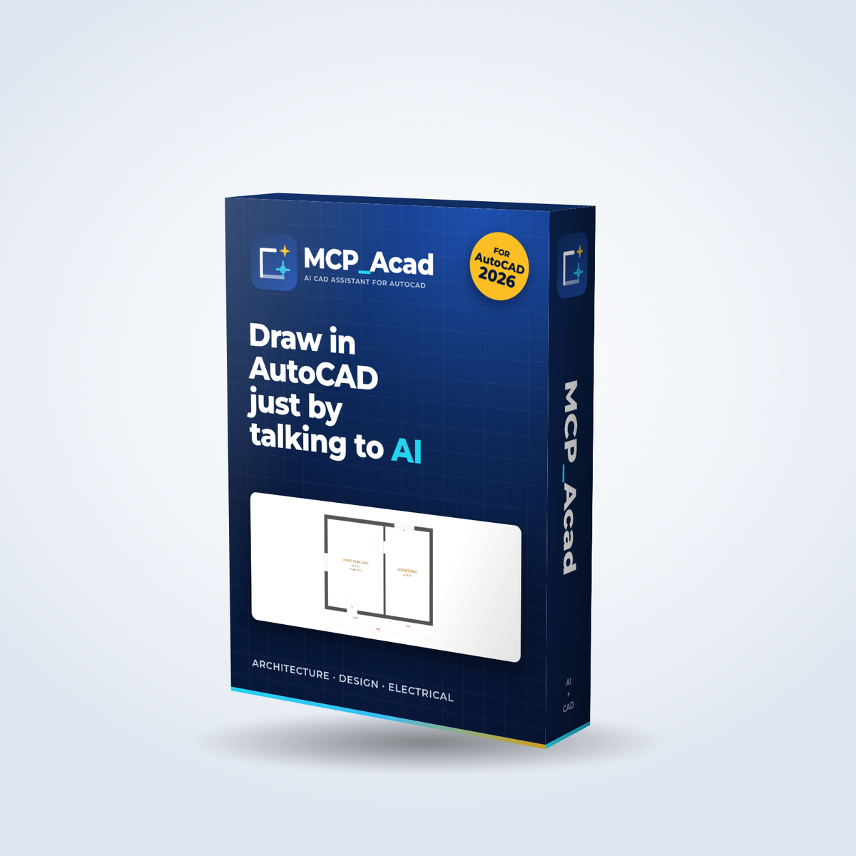 MCP_Acad box: AI CAD assistant for AutoCAD 2026